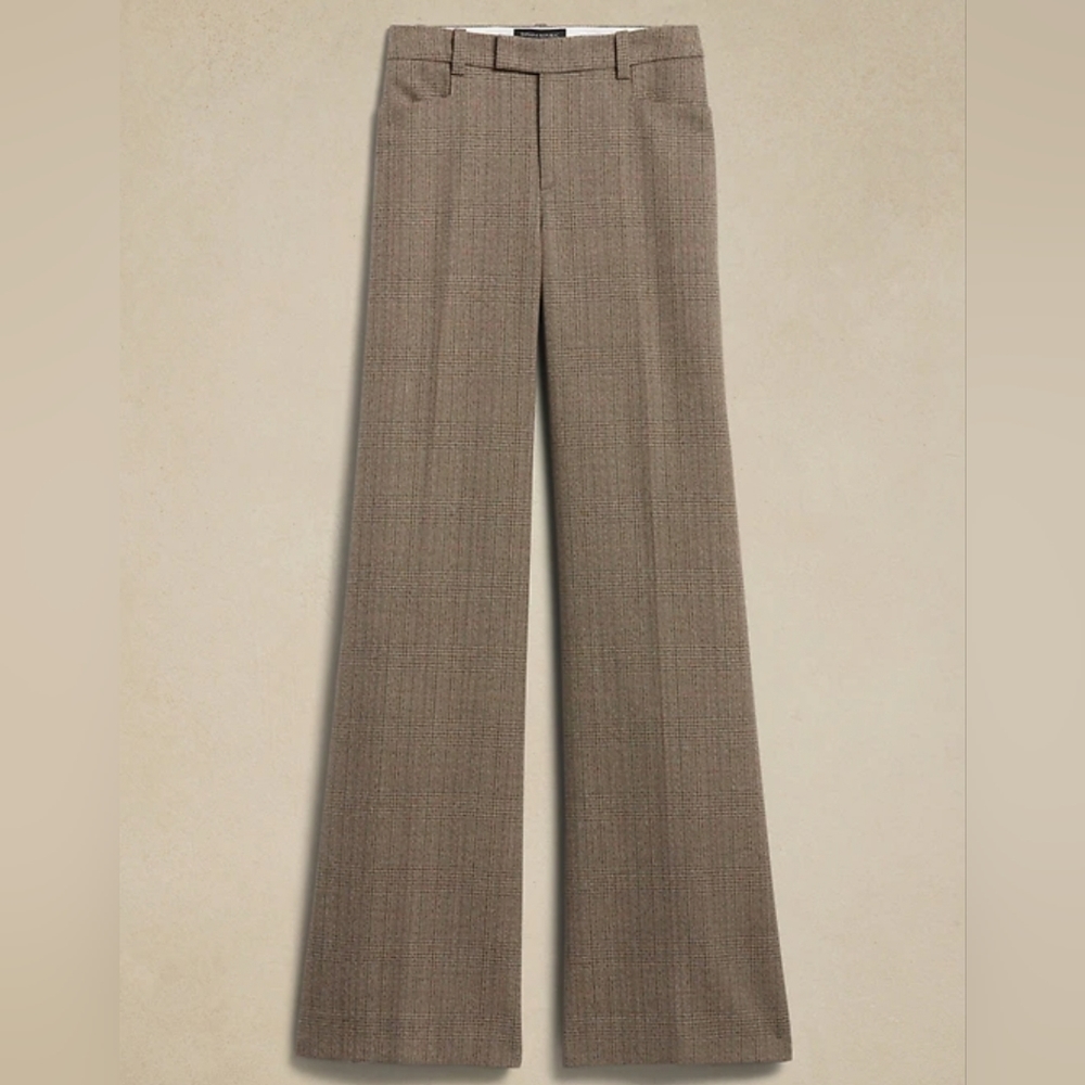Banana Republic Wide Leg 100% Wool Trousers